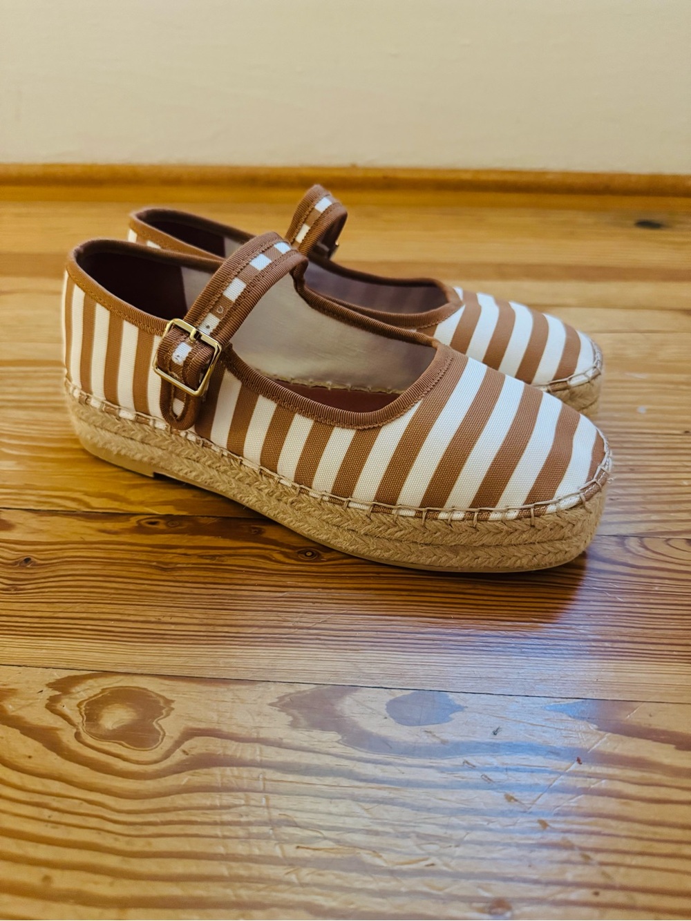 Anthropologie Canvas Mary Jane Espadrilles - Picture 3 of 3